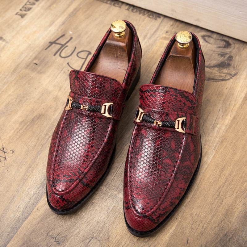 Men'S Shoes Red Hair Stylist Leather Shoes Men Wedding Shoes - Emprize360