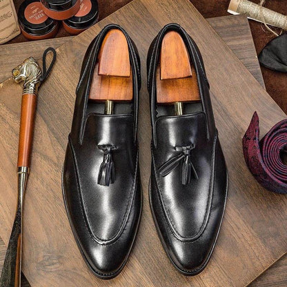 Business Casual Tassel Leather Shoes Men - Emprize360
