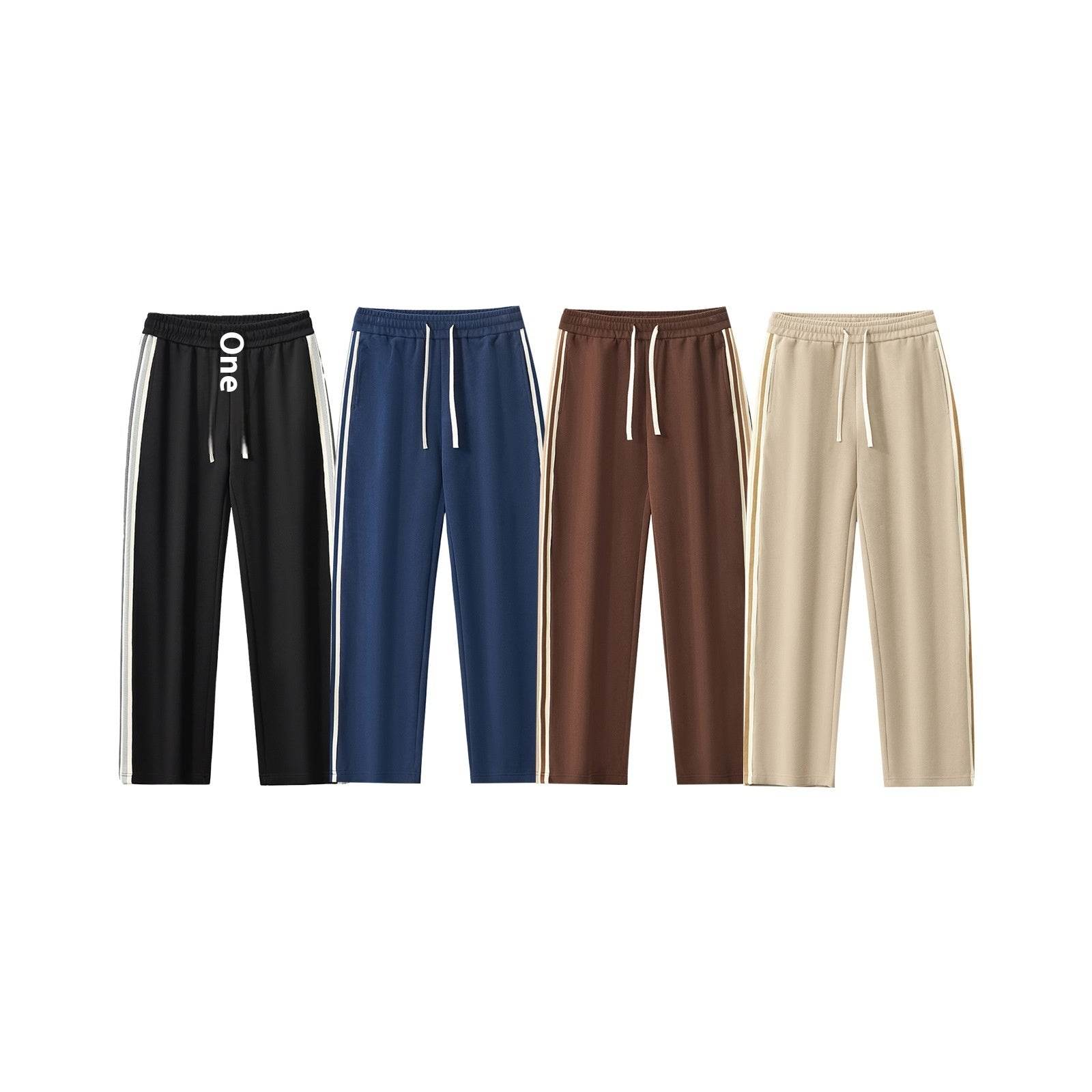 Drawstring Leisure Straight-leg Wide-leg Pants Male - Emprize360