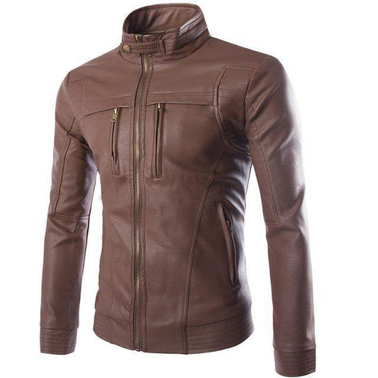 Striven Men's Premium Leather Jacket – Timeless Style and Comfort - Emprize360