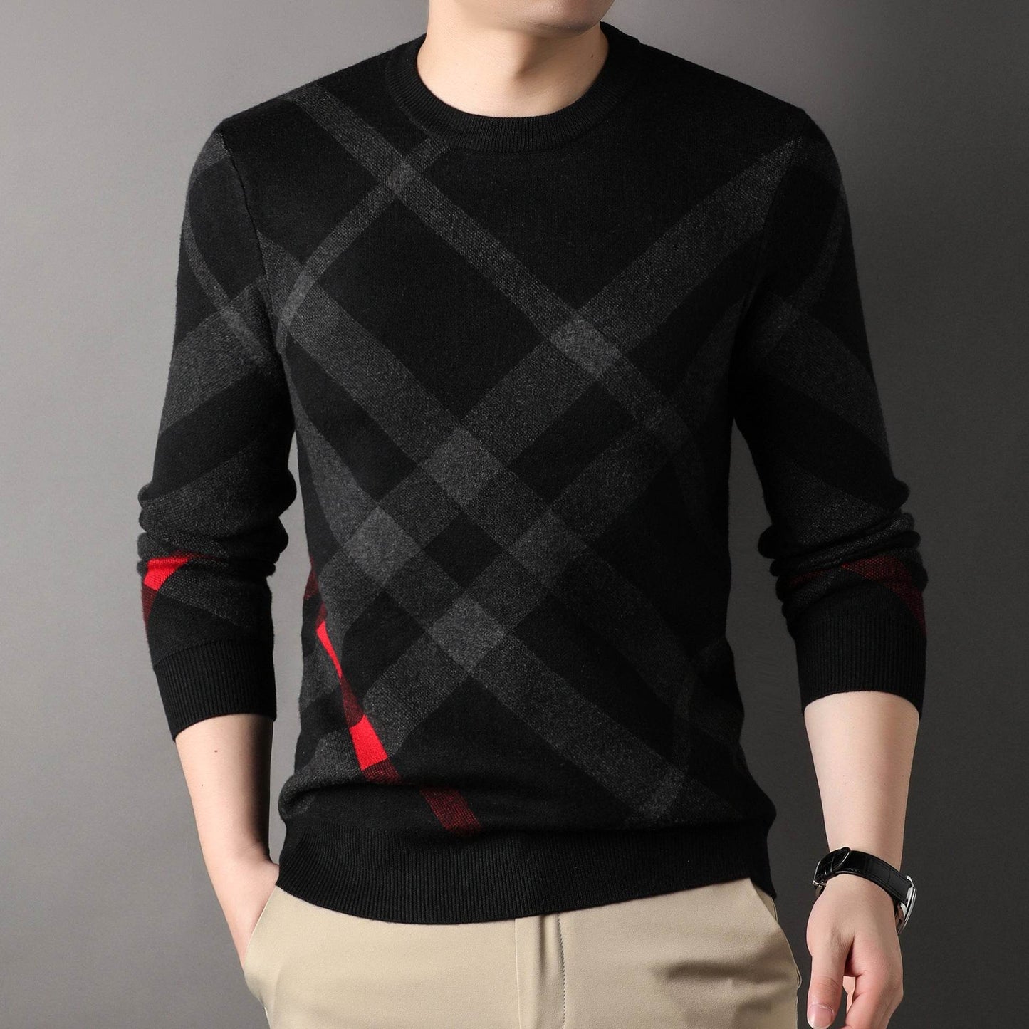 Autumn Sweater Men's Casual Loose Print - Emprize360