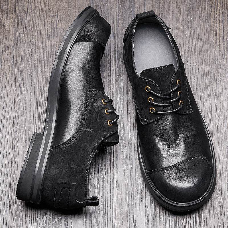 Autumn British Style Handmade Genuine Leather Men's Shoes - Emprize360