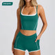 Traje verde oscuro