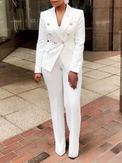 Blazer Top Suit and Pants