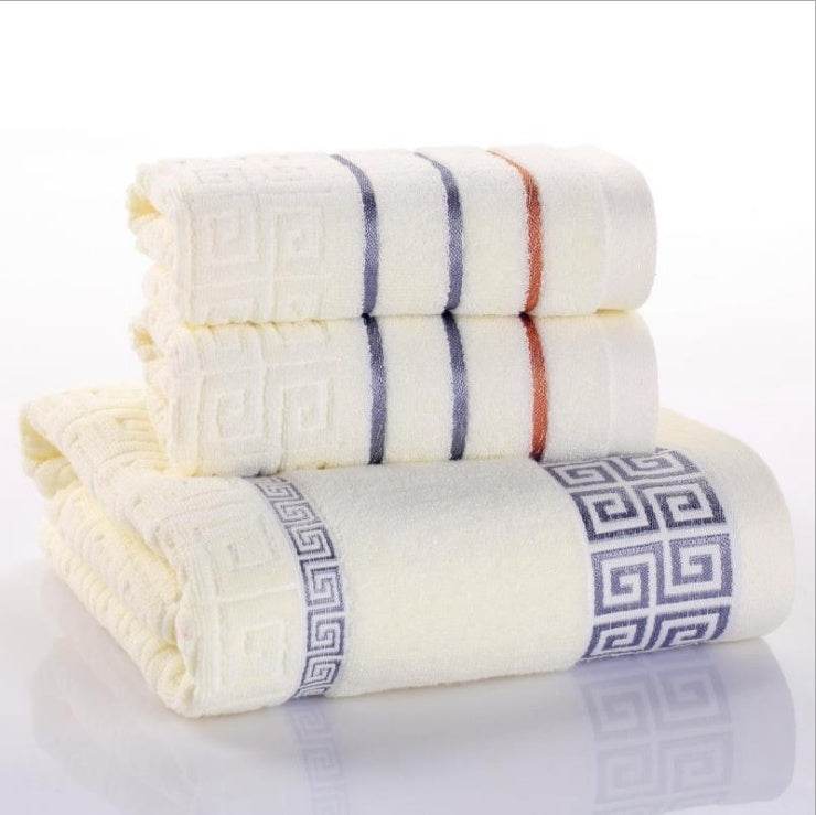 Cozy 3-Piece Cotton Towel Set – Soft, Absorbent, and Perfect for Everyday Comfort - Emprize360