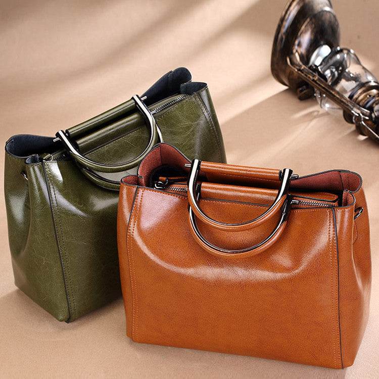 Women's Versatile Genuine Leather Multifunctional Tote Bag - Emprize360