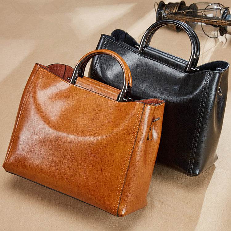 Women's Versatile Genuine Leather Multifunctional Tote Bag - Emprize360
