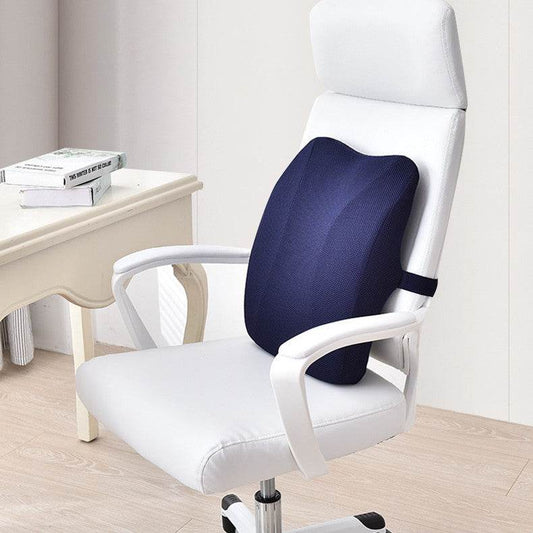 Ultimate Comfort Office Seat Cushion & Car Lumbar Support – Memory Foam Relief for Back Pain" - EMPRIZE 360