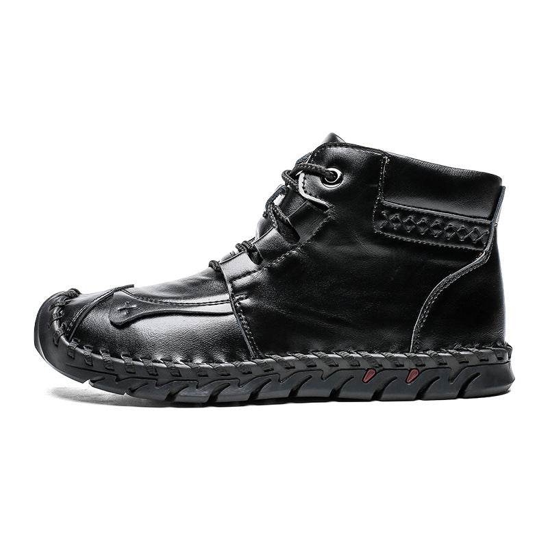 Leather shoes leather men casual shoes - Emprize360
