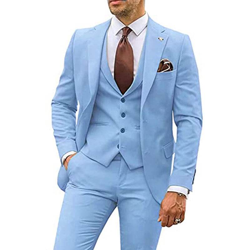 Men's Fashion Casual Slim Suit Three Pieces - Emprize360