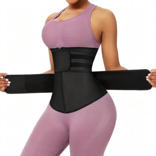 Slimming Belt Violently Sweat Adjustable Zipper Body Shaping Belly Band - Emprize360