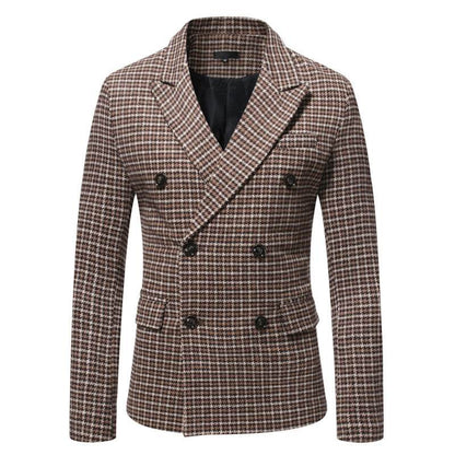 European & American British Style Men's Checkered Nishiki Suit - Emprize360