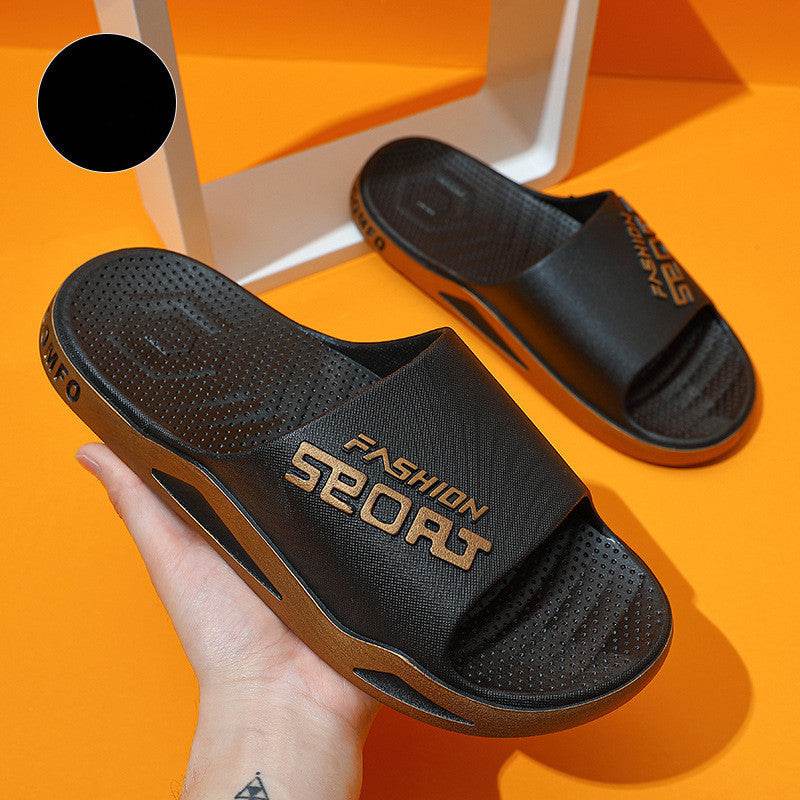 Fashion Home Indoor Bathroom Non-slip Wear-resistant Soft Bottom Couple Sandals And Slippers - Emprize360