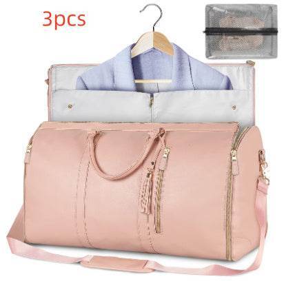 Versatile Large Capacity Waterproof Travel Duffle & Folding Suit Handbag for Women - Emprize360