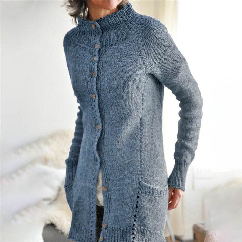 Cardigan Sweater Double Pocket Knit Sweater Women - Emprize360