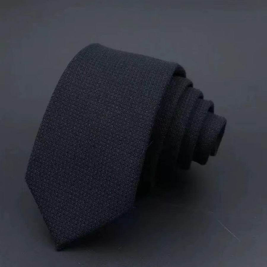 Thickened Cotton Striped Tie for Business and Formal Wear - Emprize360