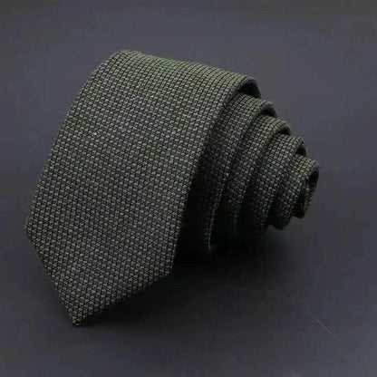 Thickened Cotton Striped Tie for Business and Formal Wear - Emprize360