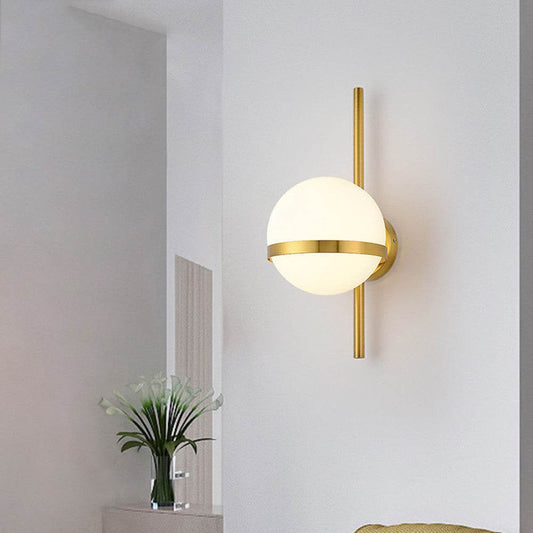 Minimalist Postmodern Glass Wall Lamp Living Room - Emprize360