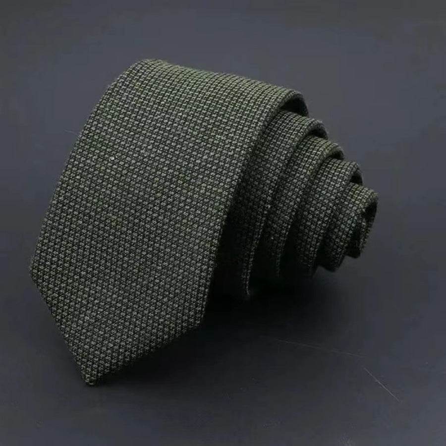 Thickened Cotton Striped Tie for Business and Formal Wear - Emprize360