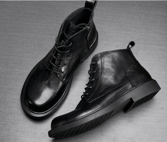 Genuine Leather Fashion Martin Boots For Men - Emprize360
