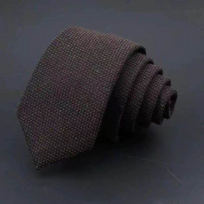 Thickened Cotton Striped Tie for Business and Formal Wear - Emprize360