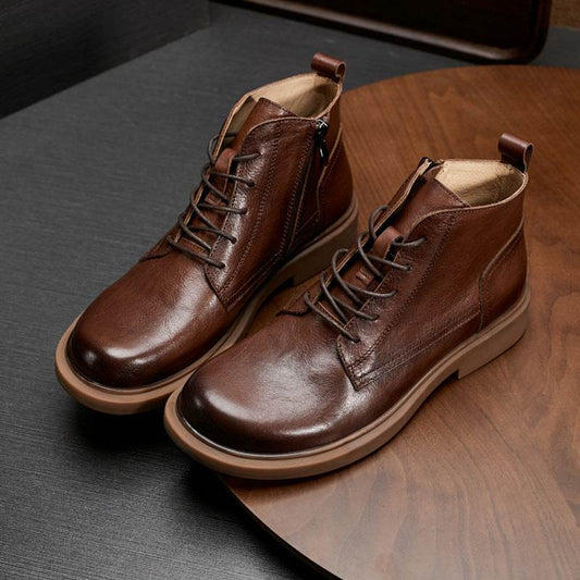 Genuine Leather Fashion Martin Boots For Men - Emprize360