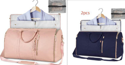 Versatile Large Capacity Waterproof Travel Duffle & Folding Suit Handbag for Women - Emprize360