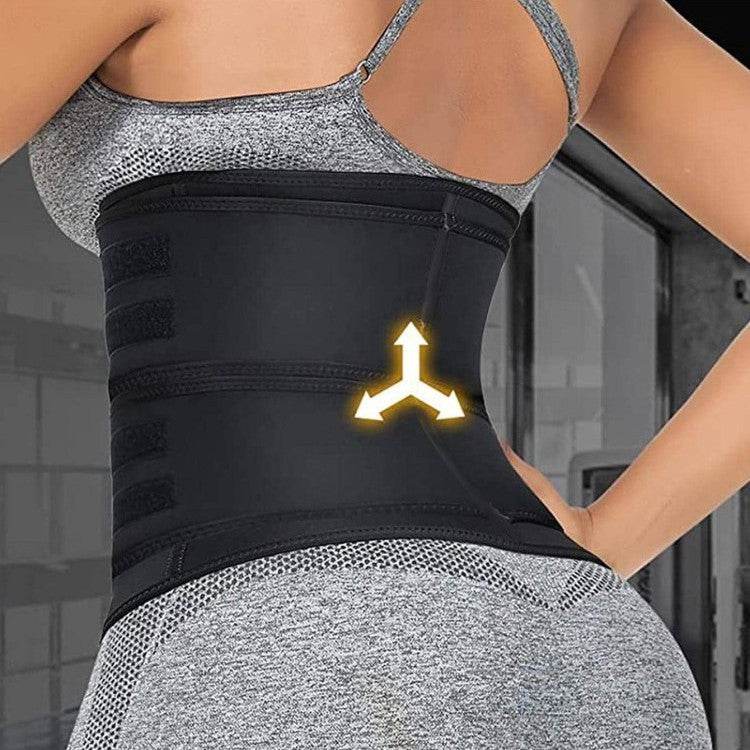 Slimming Belt Violently Sweat Adjustable Zipper Body Shaping Belly Band - Emprize360