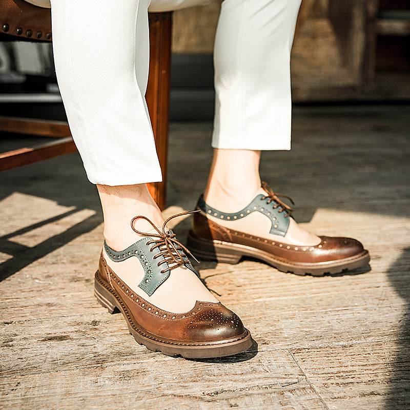 Flat Wedge Heel Hole-burning Movement Strap - Emprize360