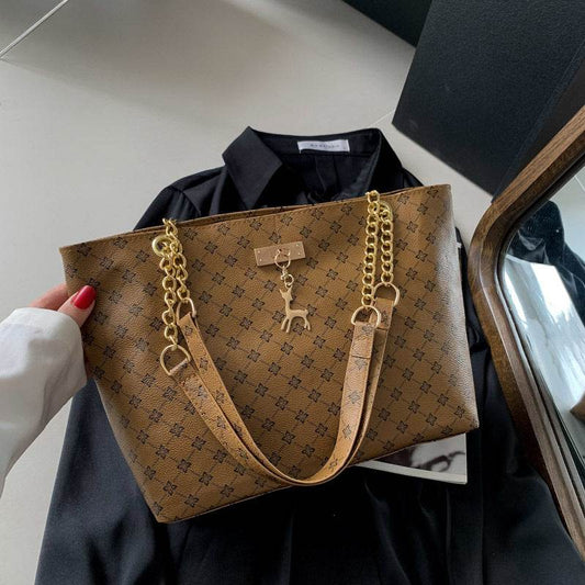 Retro Commuter Texture Chain Shoulder Bag For Women Spring - Emprize360