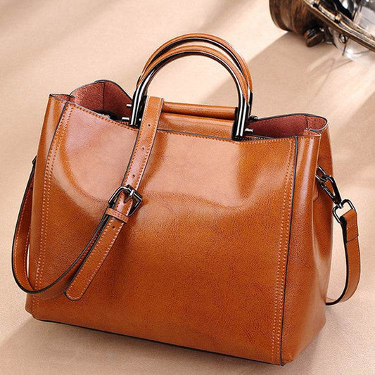 Women's Versatile Genuine Leather Multifunctional Tote Bag - Emprize360