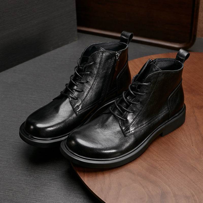 Genuine Leather Fashion Martin Boots For Men - Emprize360