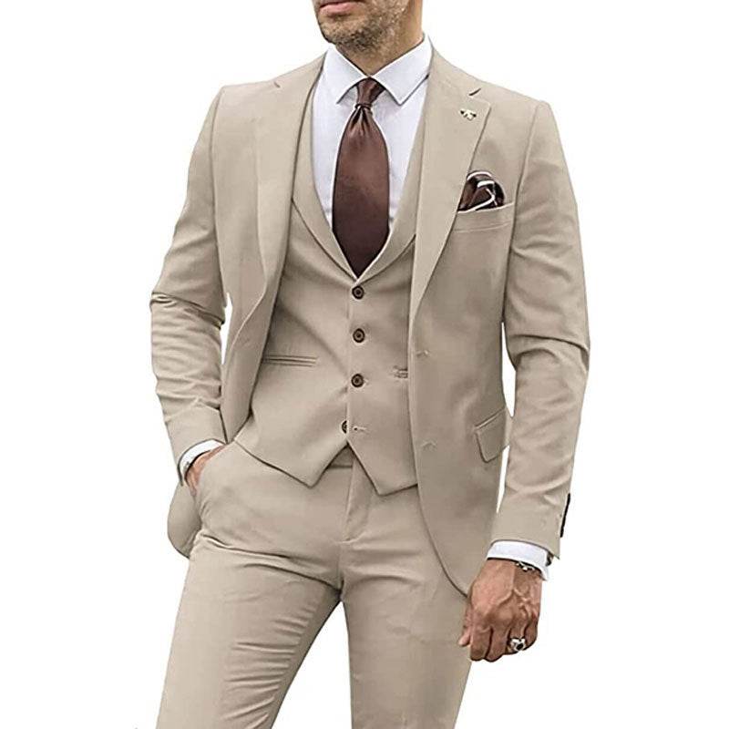 Men's Fashion Casual Slim Suit Three Pieces - Emprize360