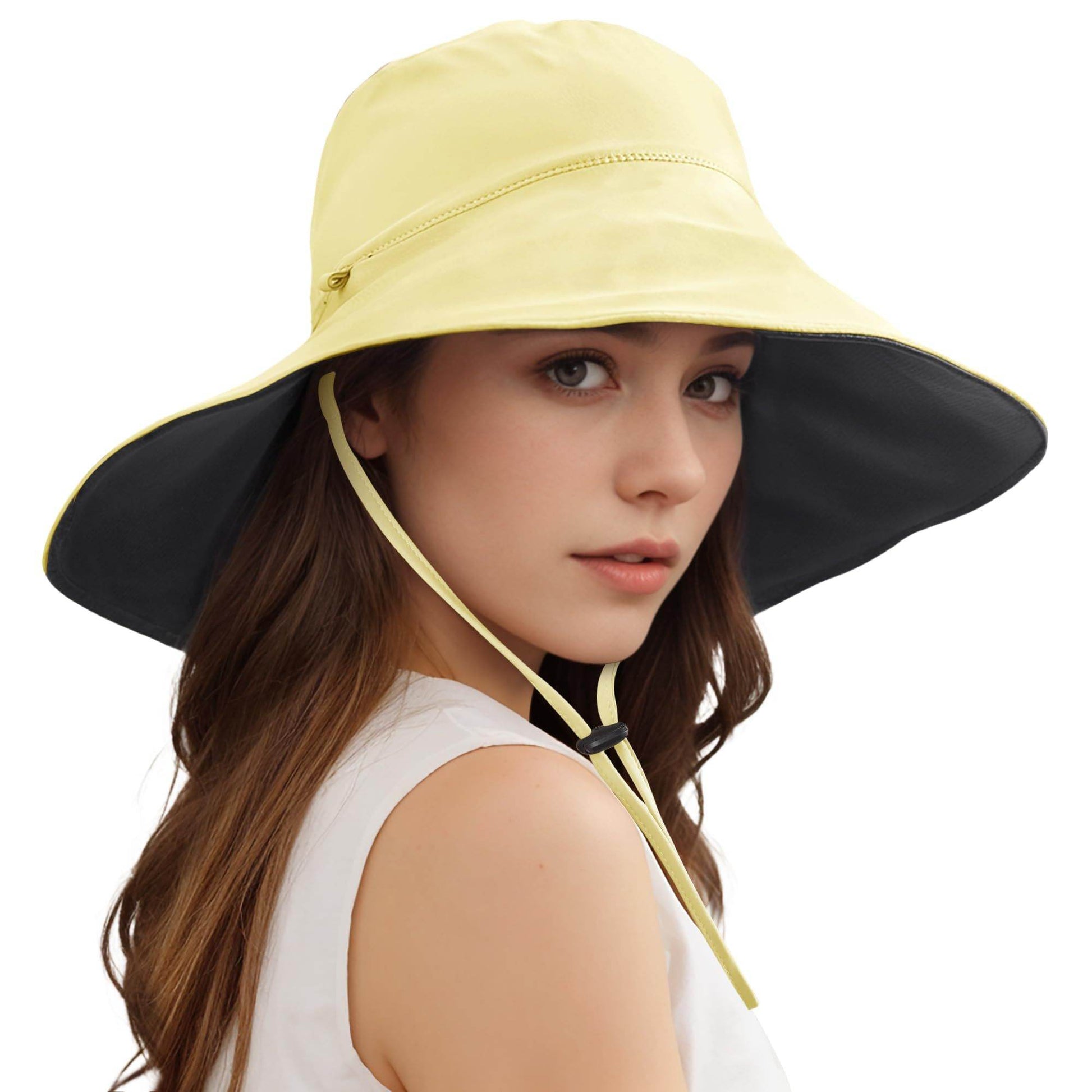 Wide Brim Reversible Sun Hat | Unisex Cooling Bucket Hat - Emprize360
