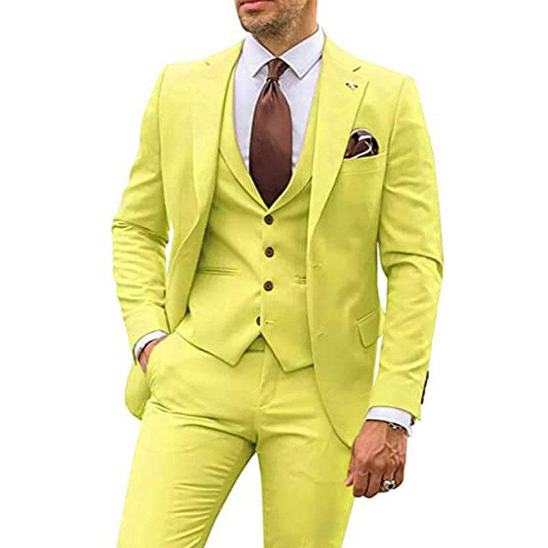 Men's Fashion Casual Slim Suit Three Pieces - Emprize360
