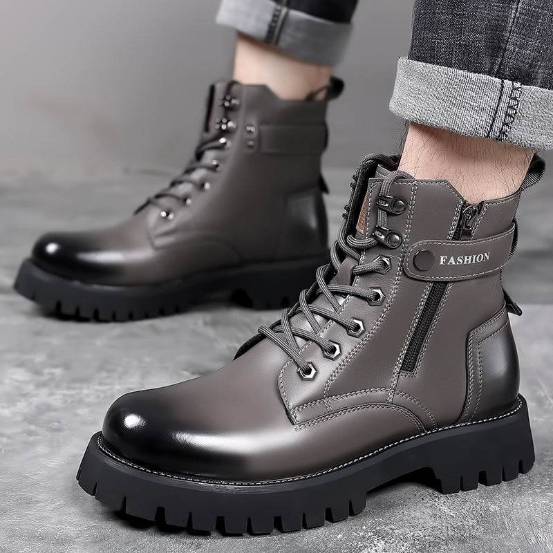 Mens Fashion Thick-soled High-top Wearable Martin Boots - Emprize360