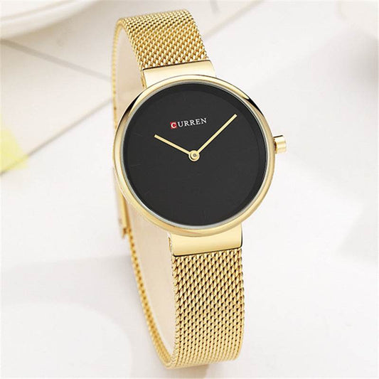 Stylish Women's Mesh Belt Quartz Watch - Casual & Business Pointer Timepiece - Emprize360