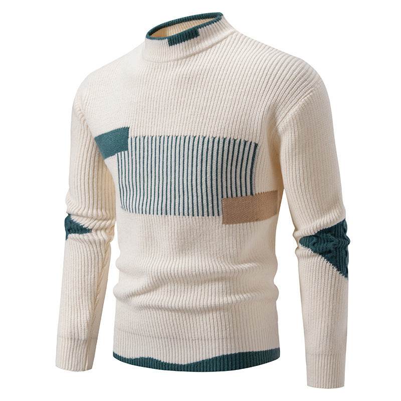 Men's Fashion Trend Multicolor Woven Cotton Velvet Sweater - Emprize360
