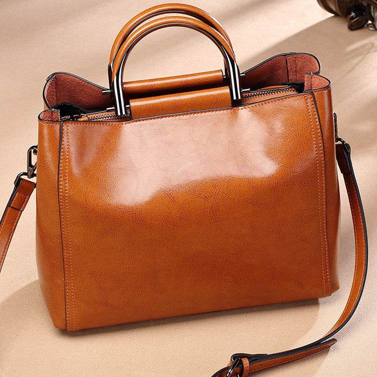 Women's Versatile Genuine Leather Multifunctional Tote Bag - Emprize360