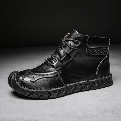 Leather shoes leather men casual shoes - Emprize360