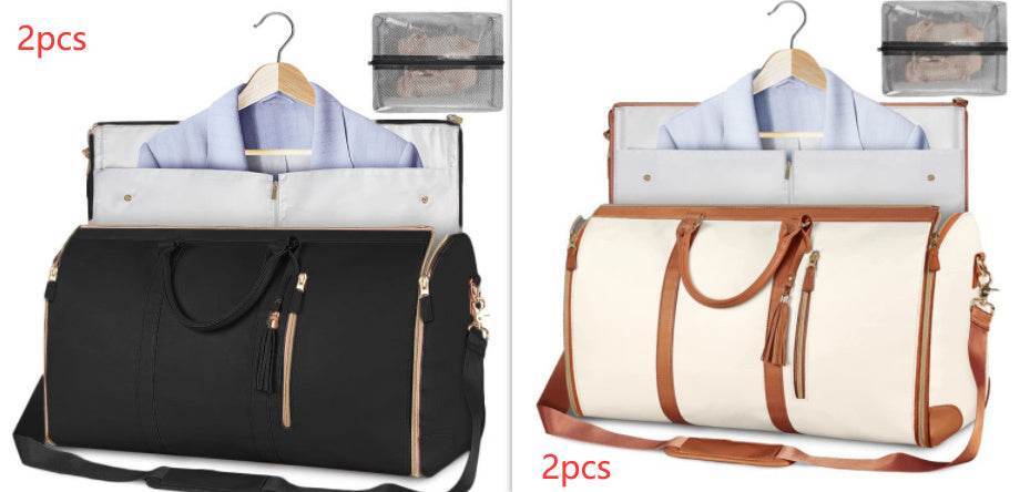 Versatile Large Capacity Waterproof Travel Duffle & Folding Suit Handbag for Women - EMPRIZE 360