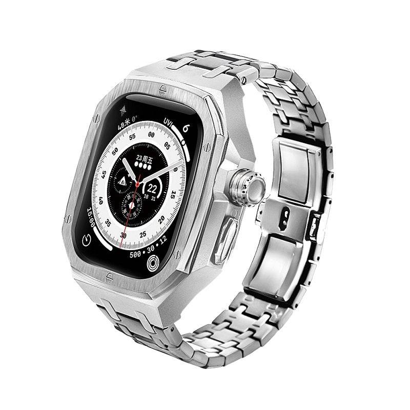 Integrated High-grade Metal Modified Watch Strap Case Stainless Steel Protective Case Cover Men's Business - Emprize360