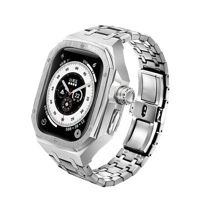 Integrated High-grade Metal Modified Watch Strap Case Stainless Steel Protective Case Cover Men's Business - Emprize360
