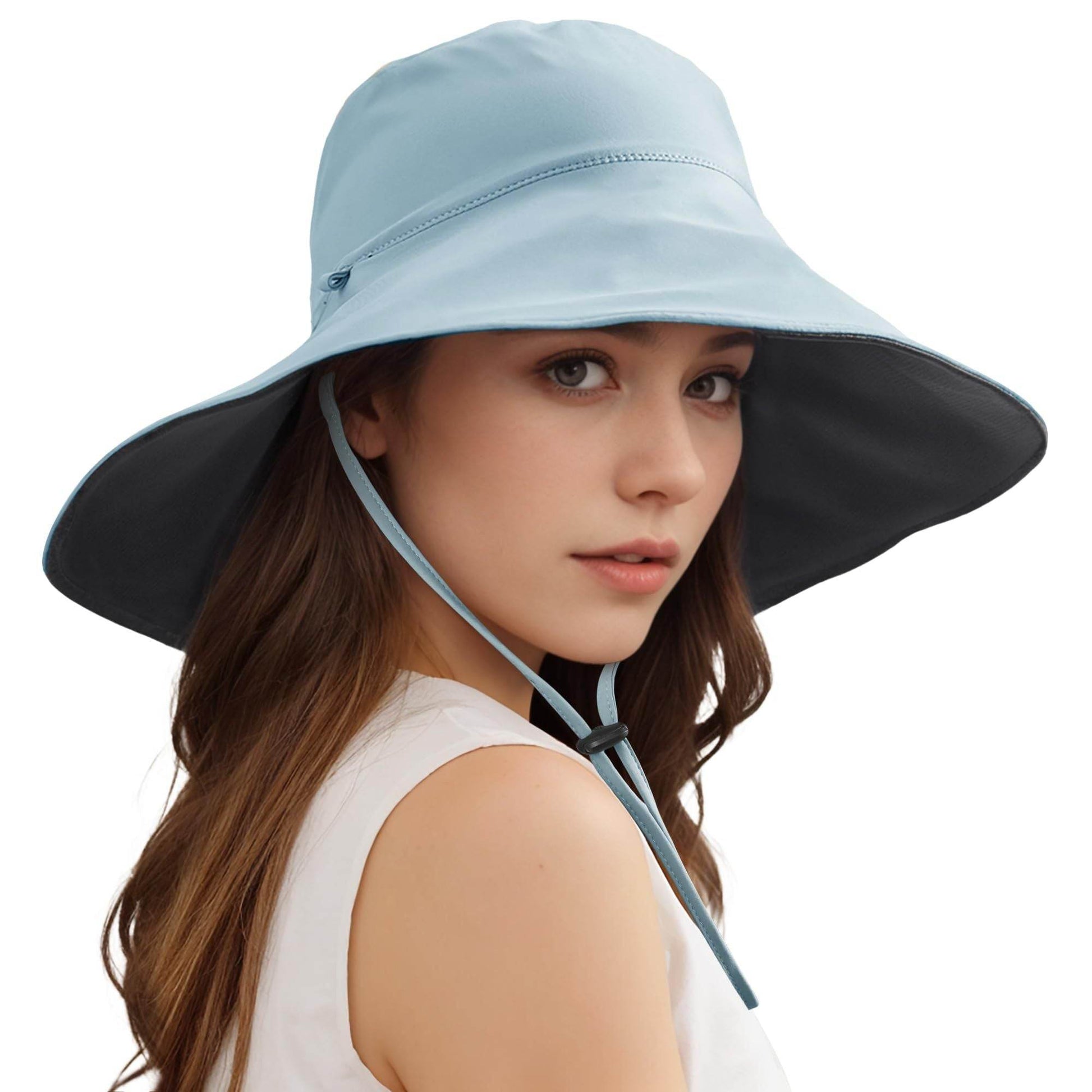 Wide Brim Reversible Sun Hat | Unisex Cooling Bucket Hat - Emprize360
