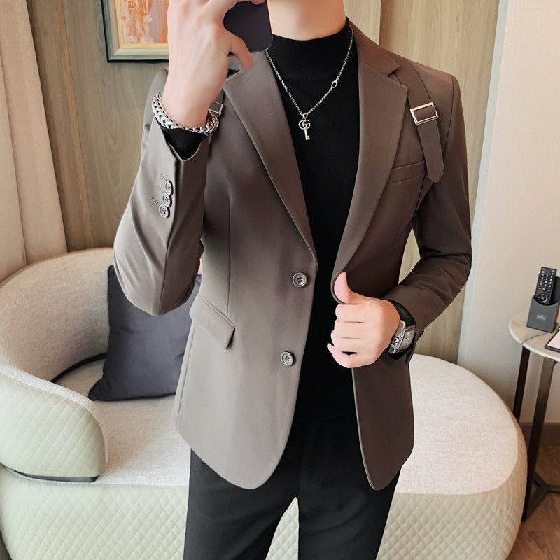Design Strap Casual Men's Slim Jacket - Emprize360