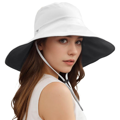 Wide Brim Reversible Sun Hat | Unisex Cooling Bucket Hat - Emprize360