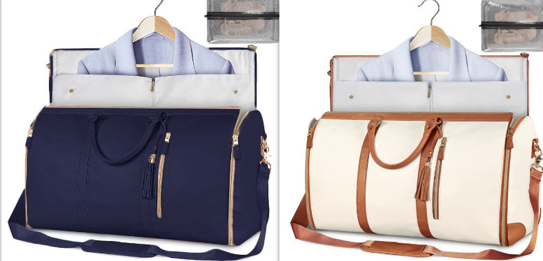 Versatile Large Capacity Waterproof Travel Duffle & Folding Suit Handbag for Women - EMPRIZE 360