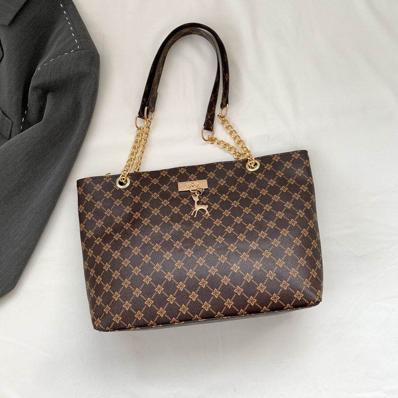 Retro Commuter Texture Chain Shoulder Bag For Women Spring - Emprize360