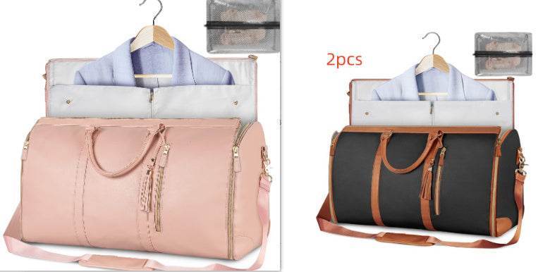 Versatile Large Capacity Waterproof Travel Duffle & Folding Suit Handbag for Women - Emprize360