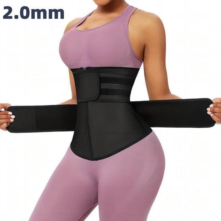Slimming Belt Violently Sweat Adjustable Zipper Body Shaping Belly Band - Emprize360